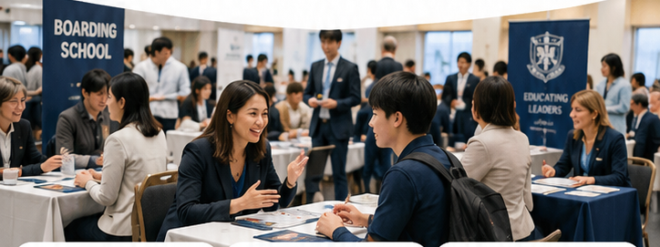ボーディングスクールフェア会場の様子