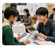 一日で比較検討する様子